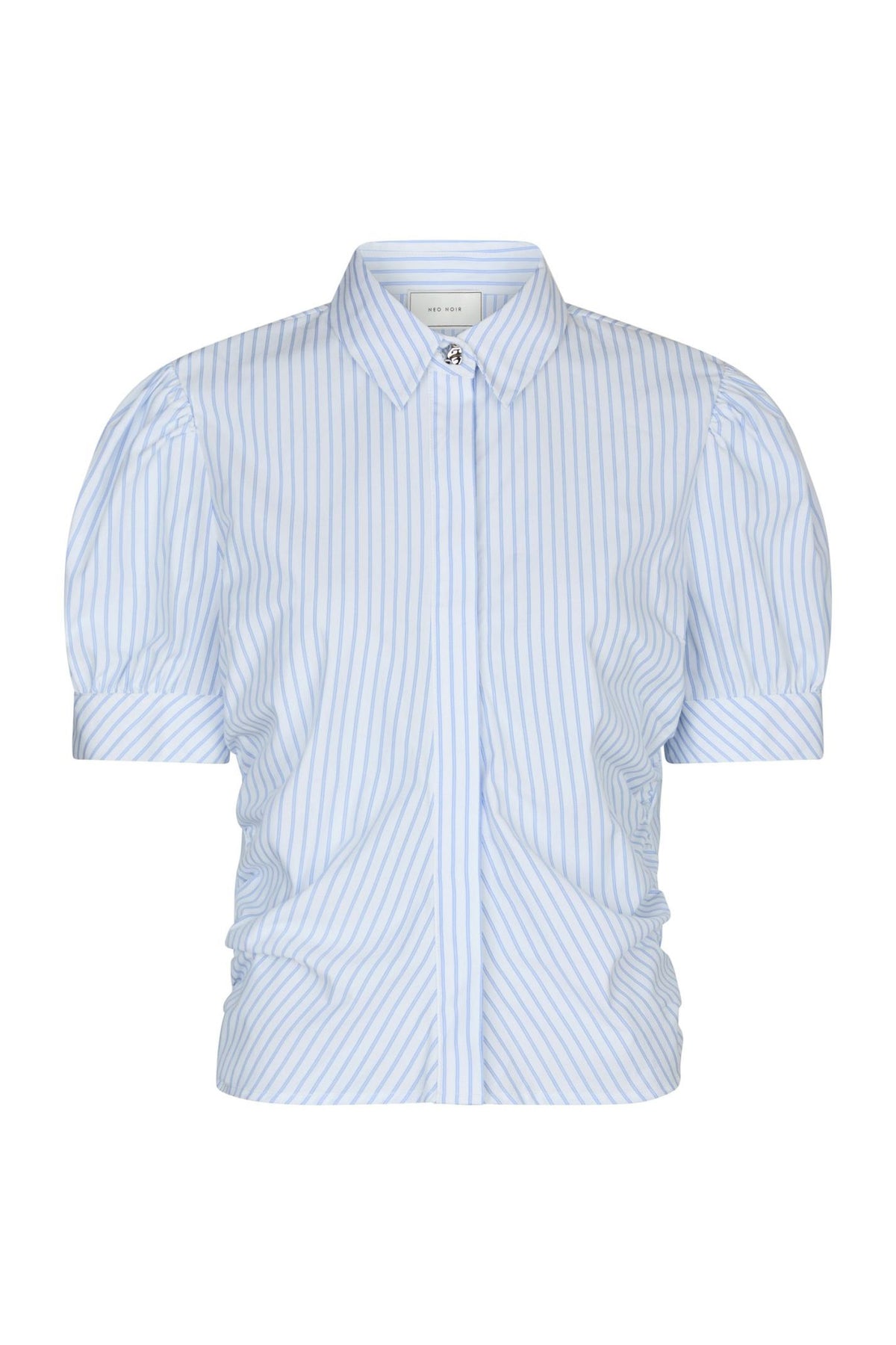 Frannie Stripe Vit / ljusblå - 165556
