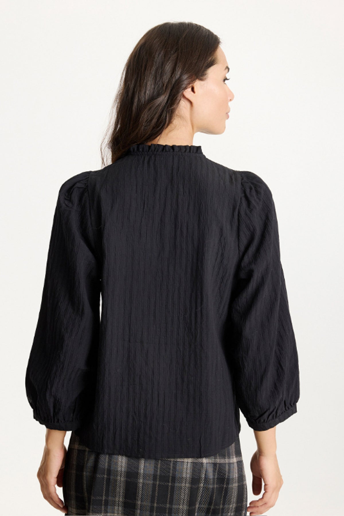 Franny blus SVART - 16759