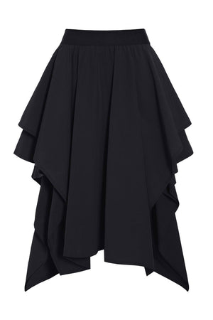 Fyllig kjol med resår Black - 262-2380-5678