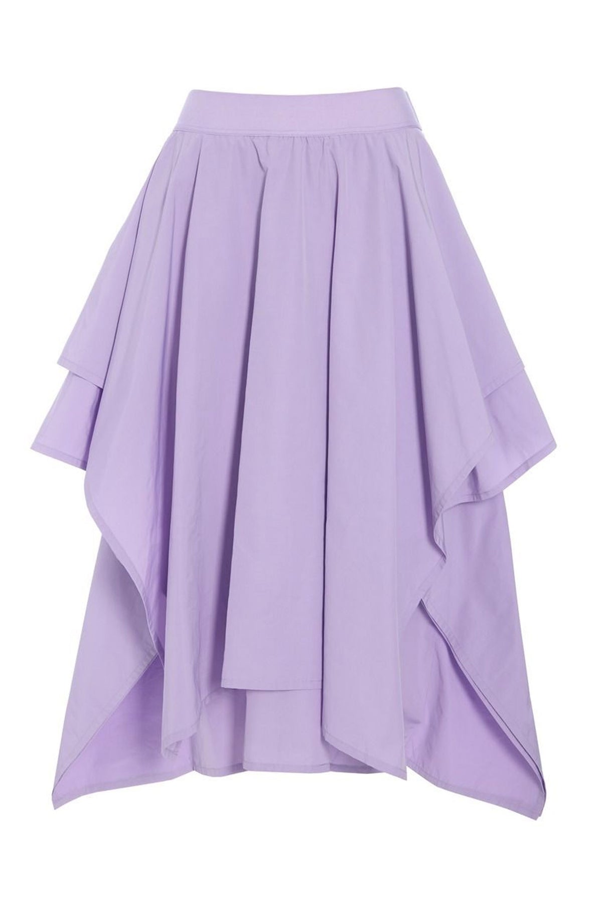 Fyllig kjol med resår SOFT LAVENDER - 262-2380-5678