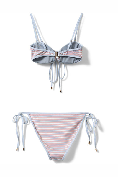 GABBYSW OPEN BANDEAU BIKINI 4104 Roserandig - S261535 Thumbnail
