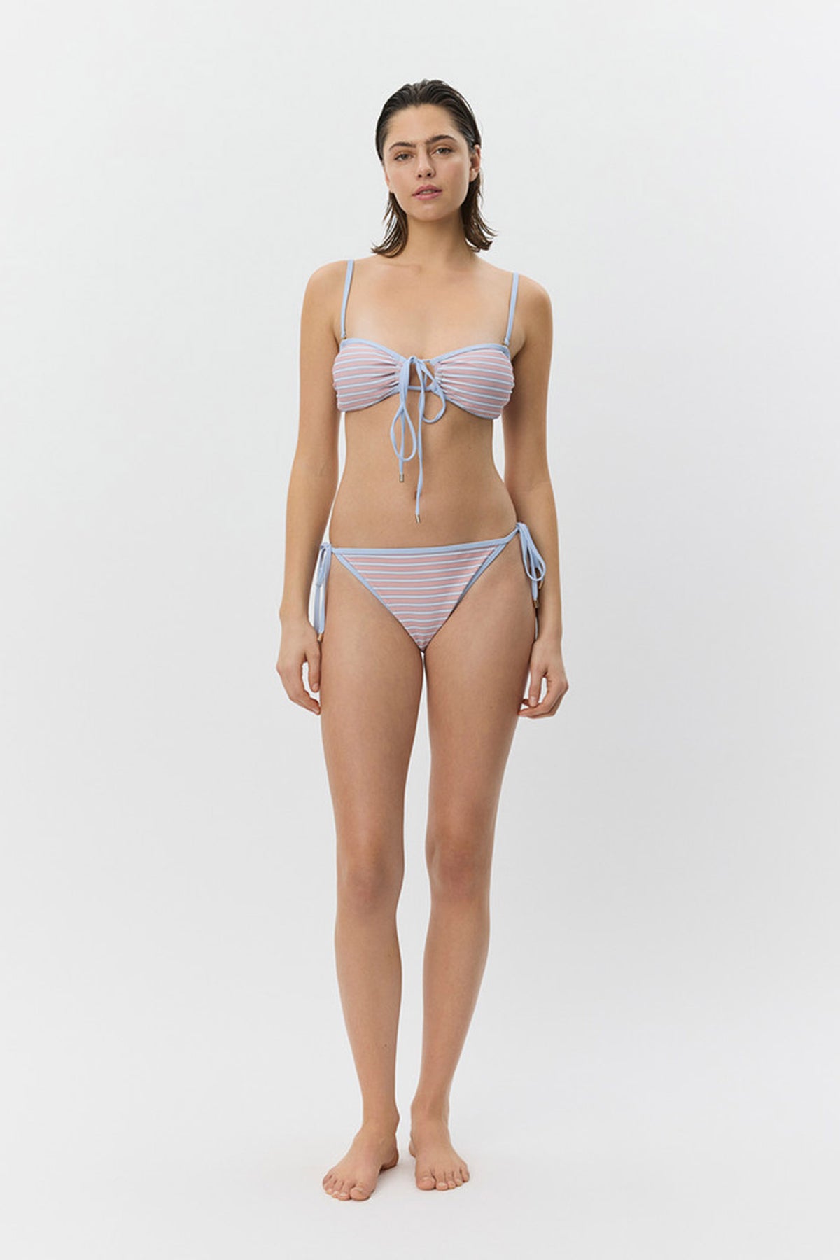 GABBYSW OPEN BANDEAU BIKINI 4104 Roserandig - S261535