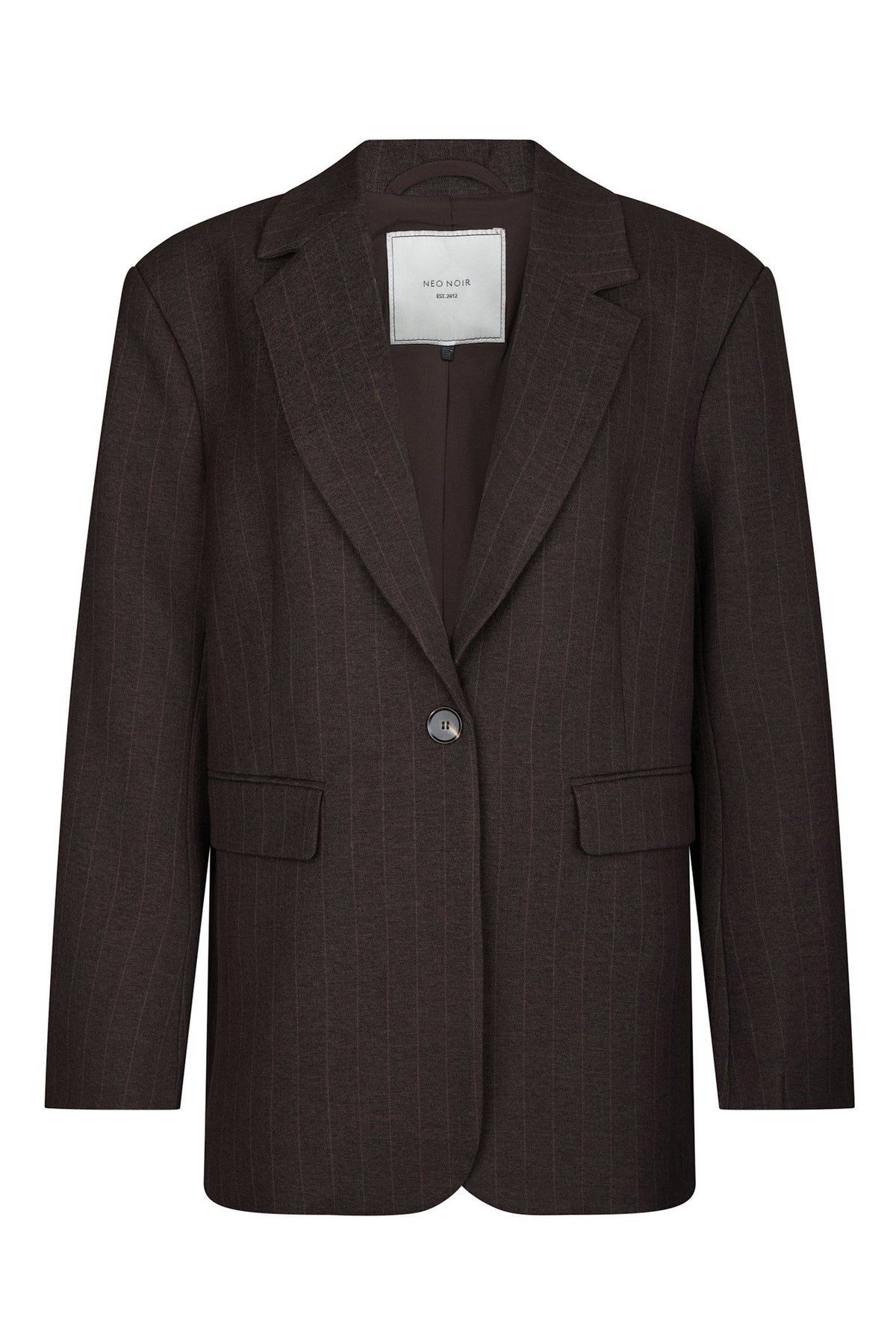Gaby Pinstripe Mörkbrun - 168204