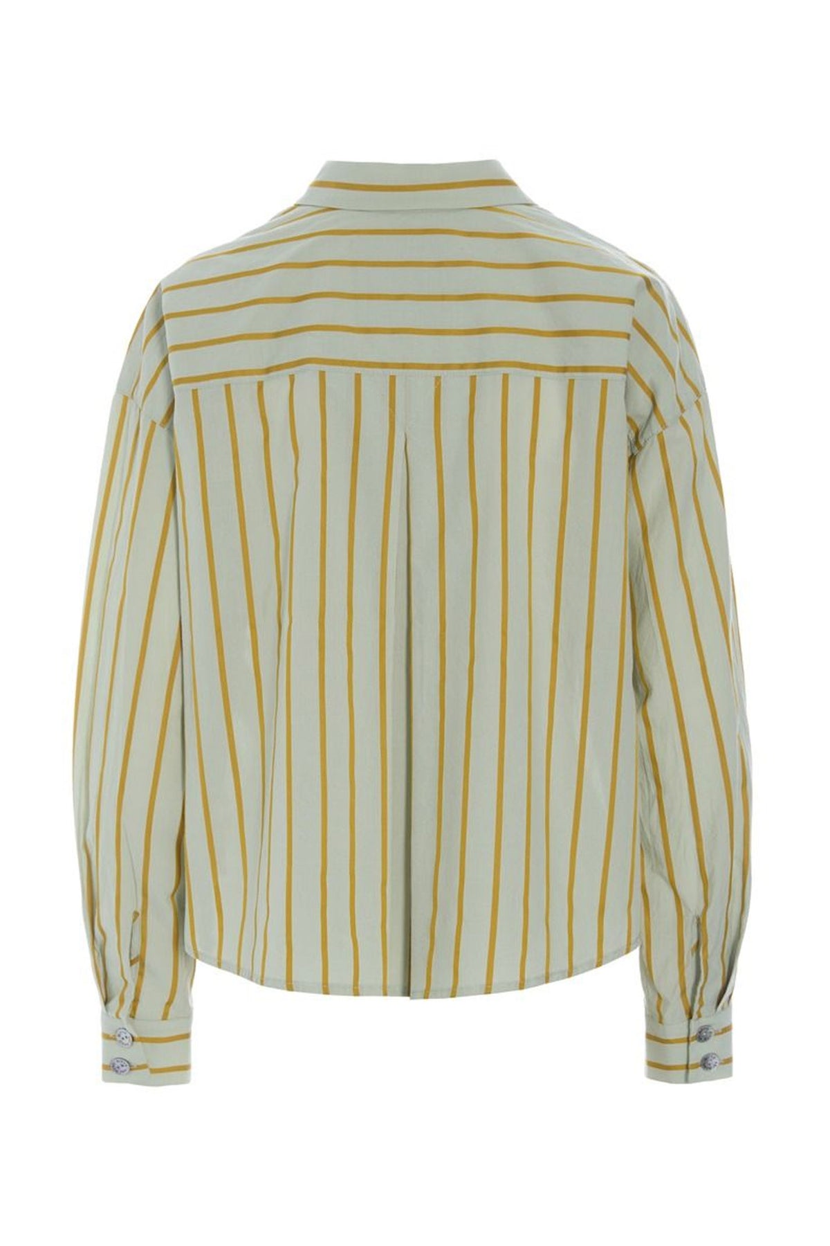 Golden stripes skjorta med veck AQUA GOLDEN STRIPES - 266-2487-5328