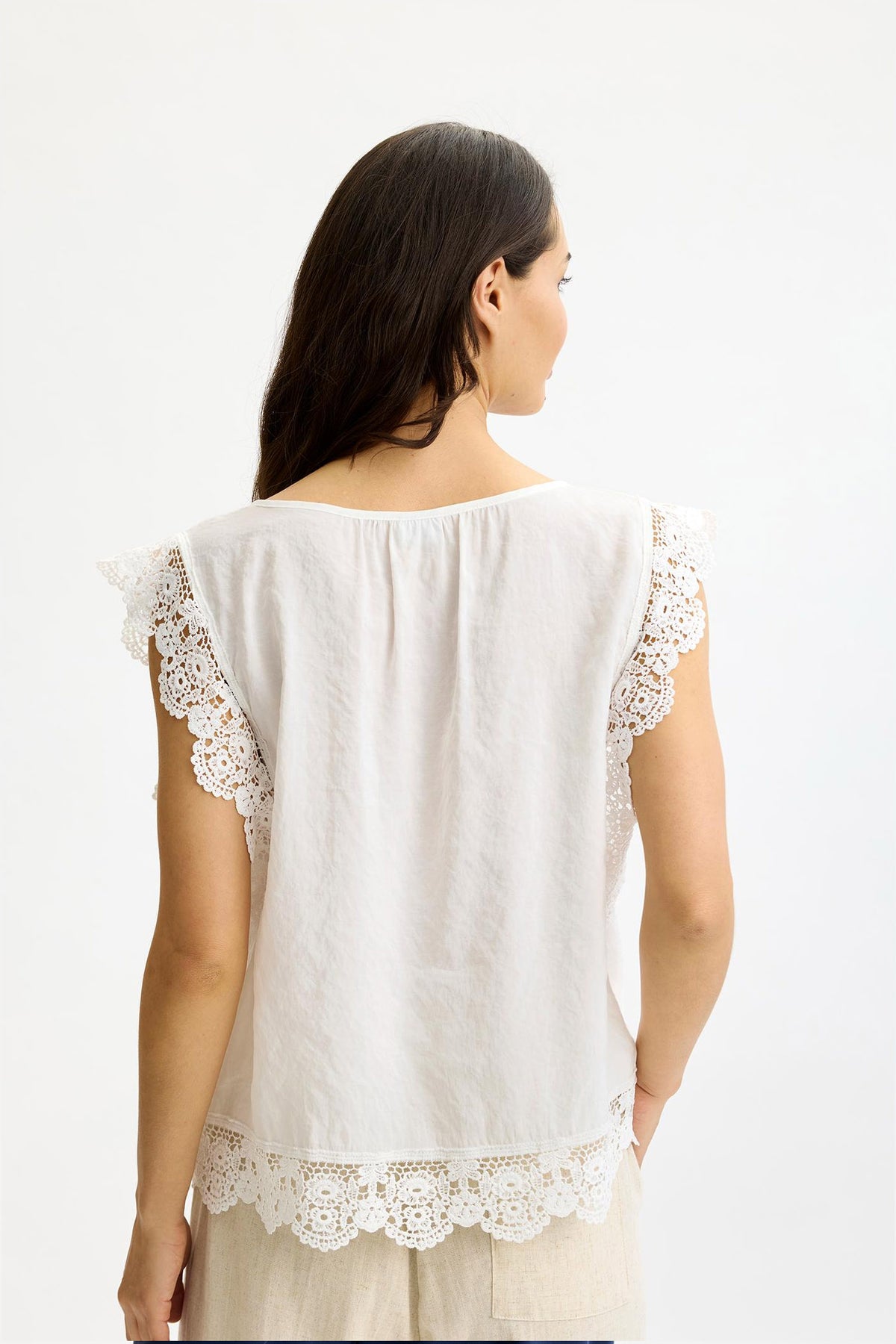 Grace topp vit - 17072
