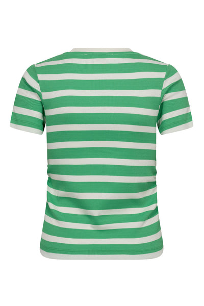 GrannyCC Gathering Stripe Tee 1134-O/W Grön - 43015 Thumbnail