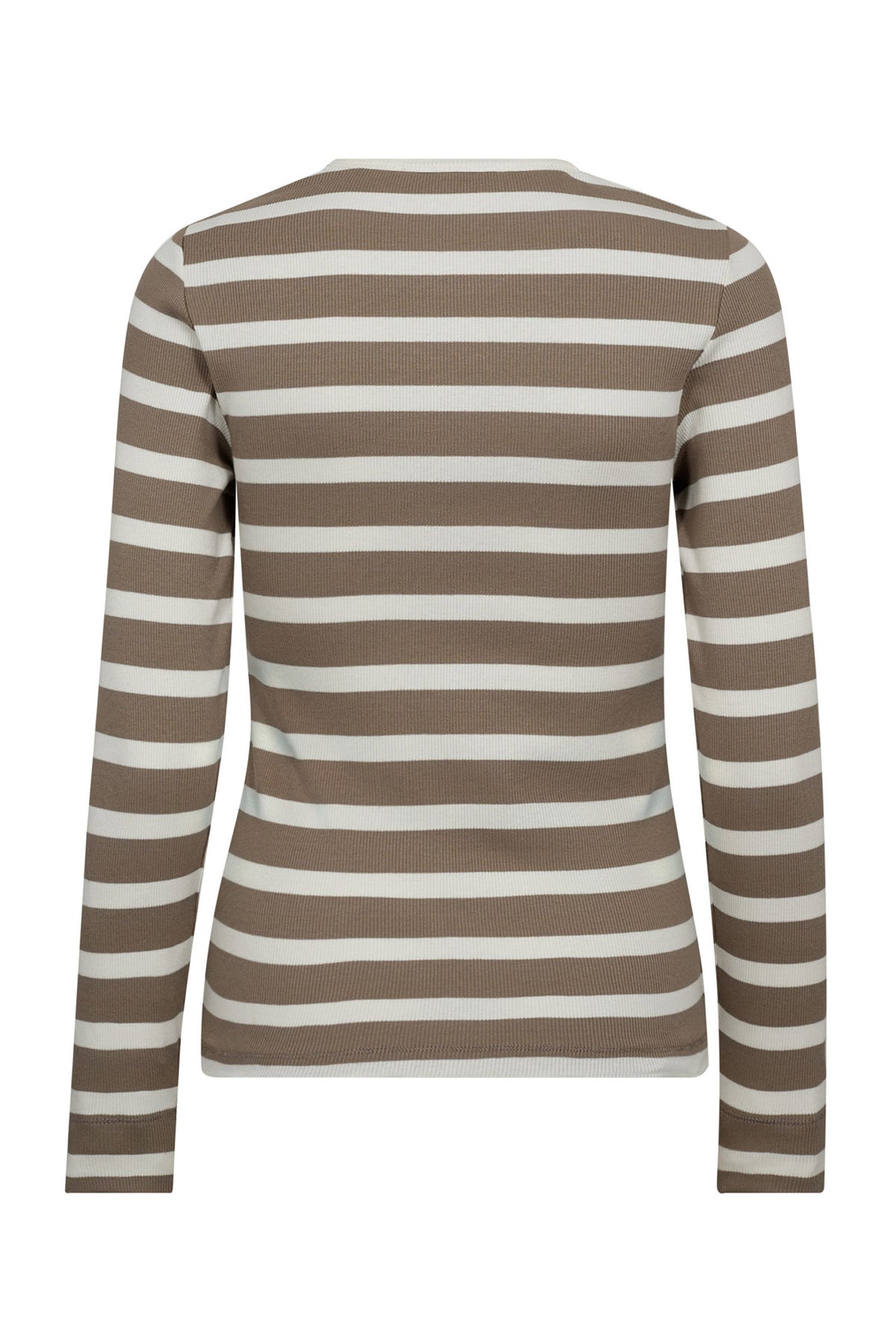 GrannyCC Rib Emb LS Blouse 11154-OW/Valnöt - 43007