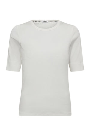 GrannyCC Rib SS O-Tee 11-Off white - 43019