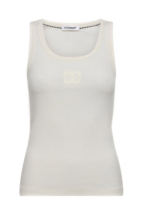 GrannyCC Rib Solid Emb Tank 4000-Vit - 43009