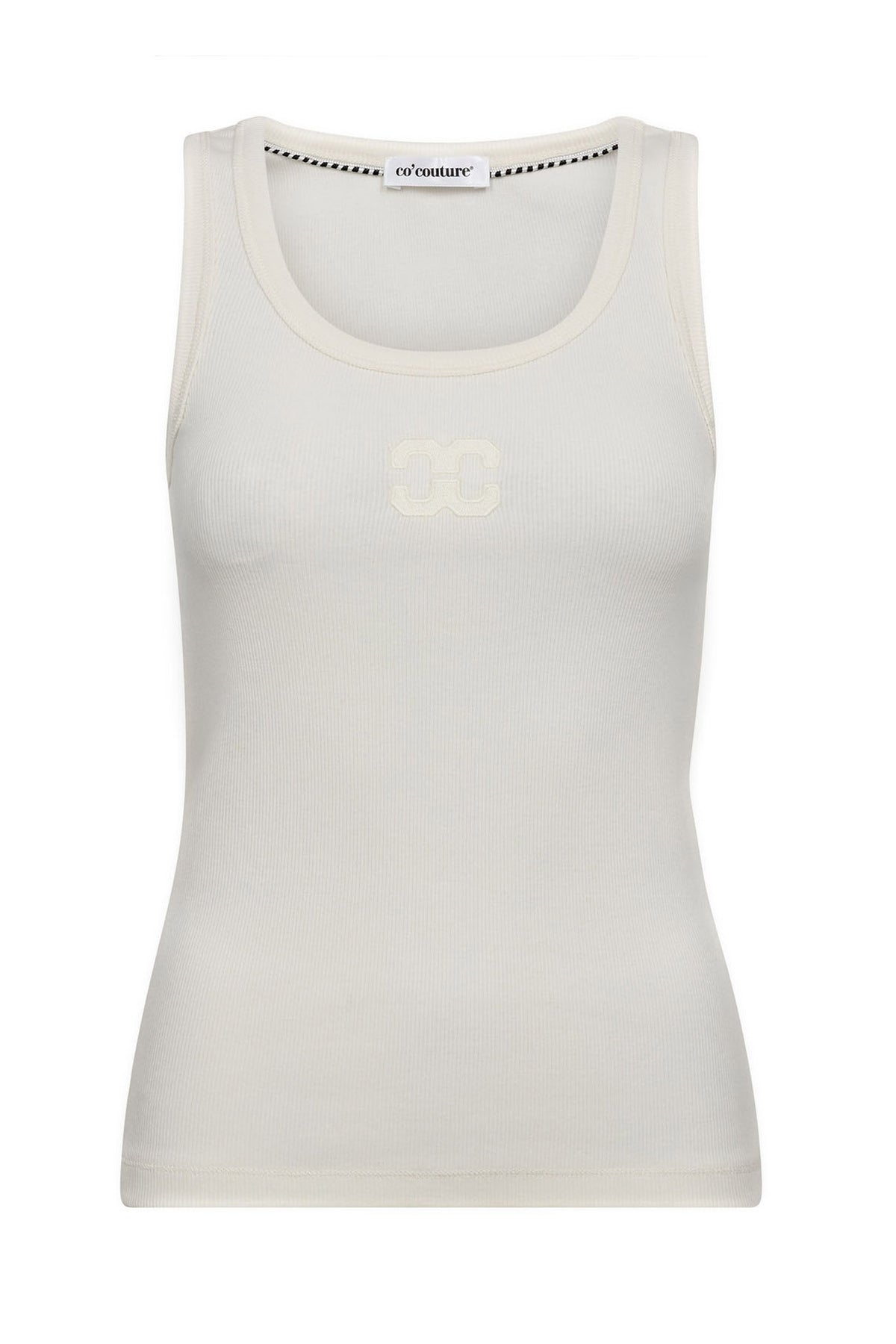 GrannyCC Rib Solid Emb Tank 4000-Vit - 43009