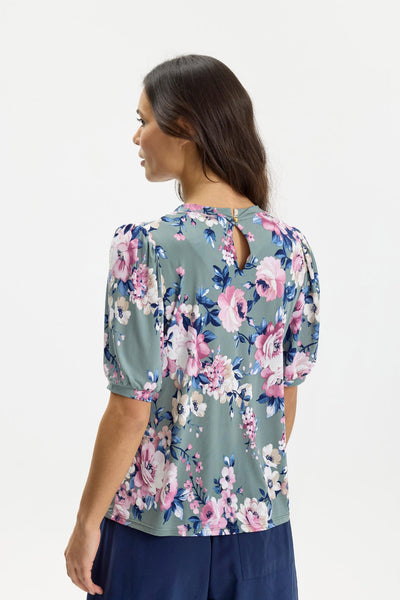 Grazia blus 1/2 ärm Grön - 17090 Thumbnail