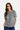 Grazia blus 1/2 ärm Multi Blue - 17087