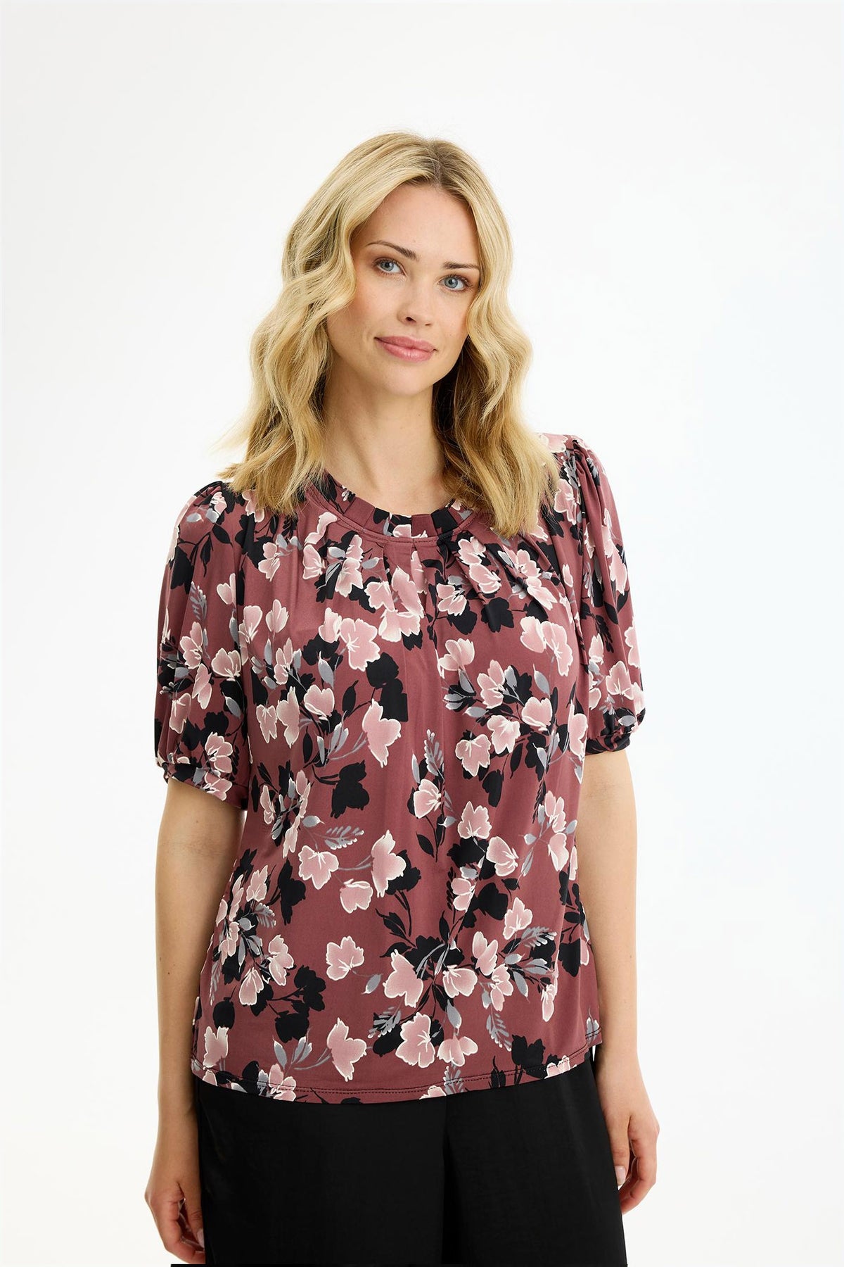 Grazia blus 1/2 ärm PLOMMON - 17255