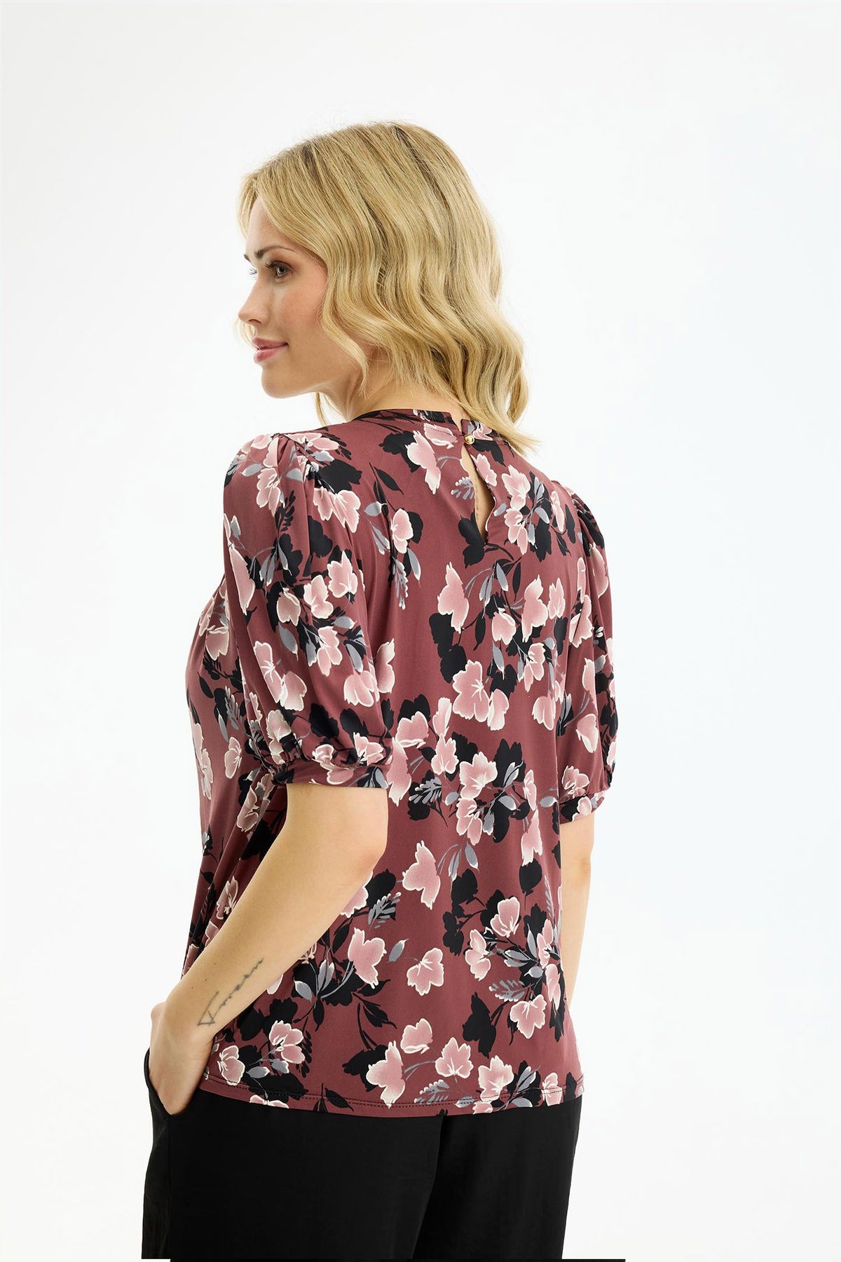 Grazia blus 1/2 ärm PLOMMON - 17255
