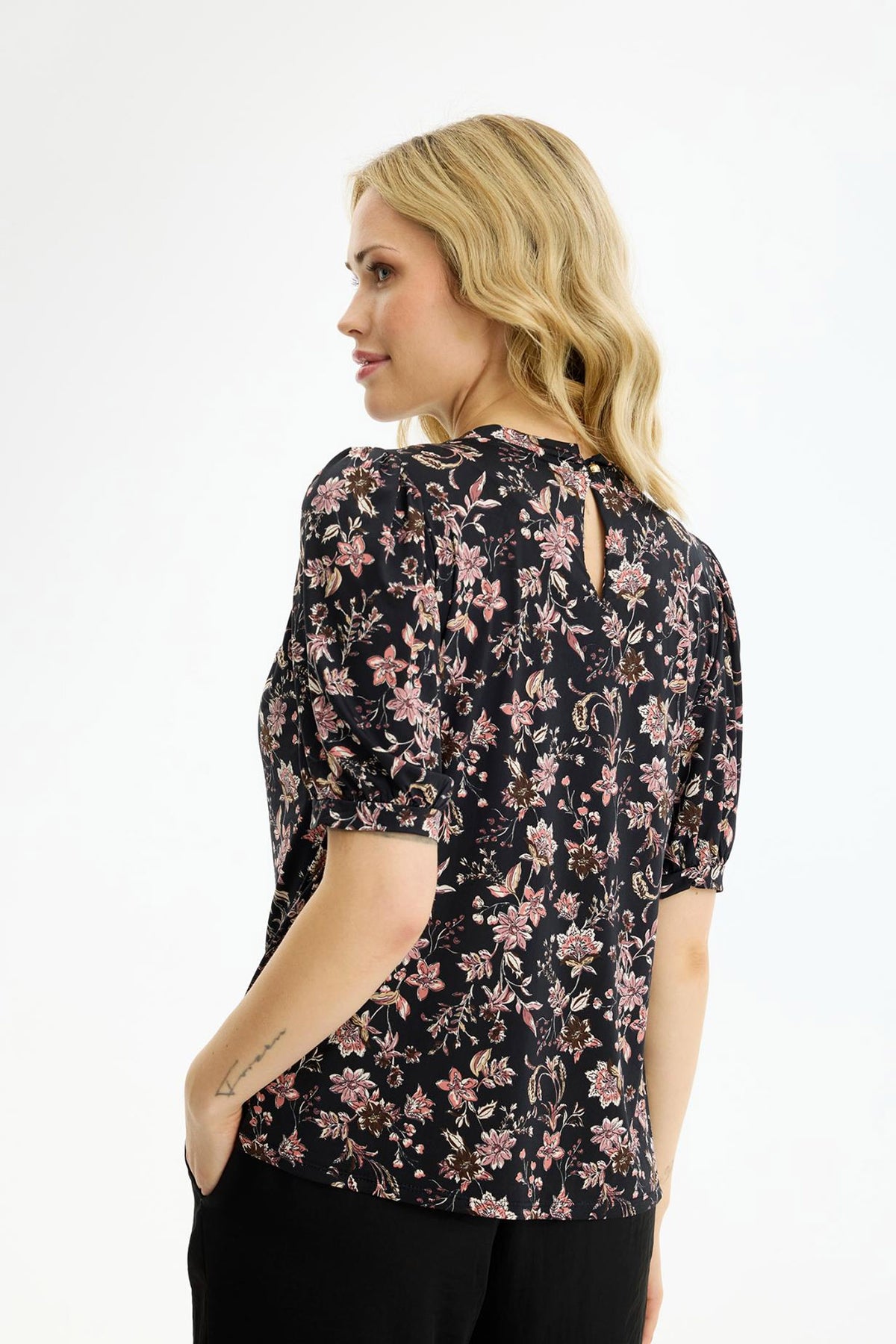 Grazia blus 1/2 ärm PLOMMON - 17257