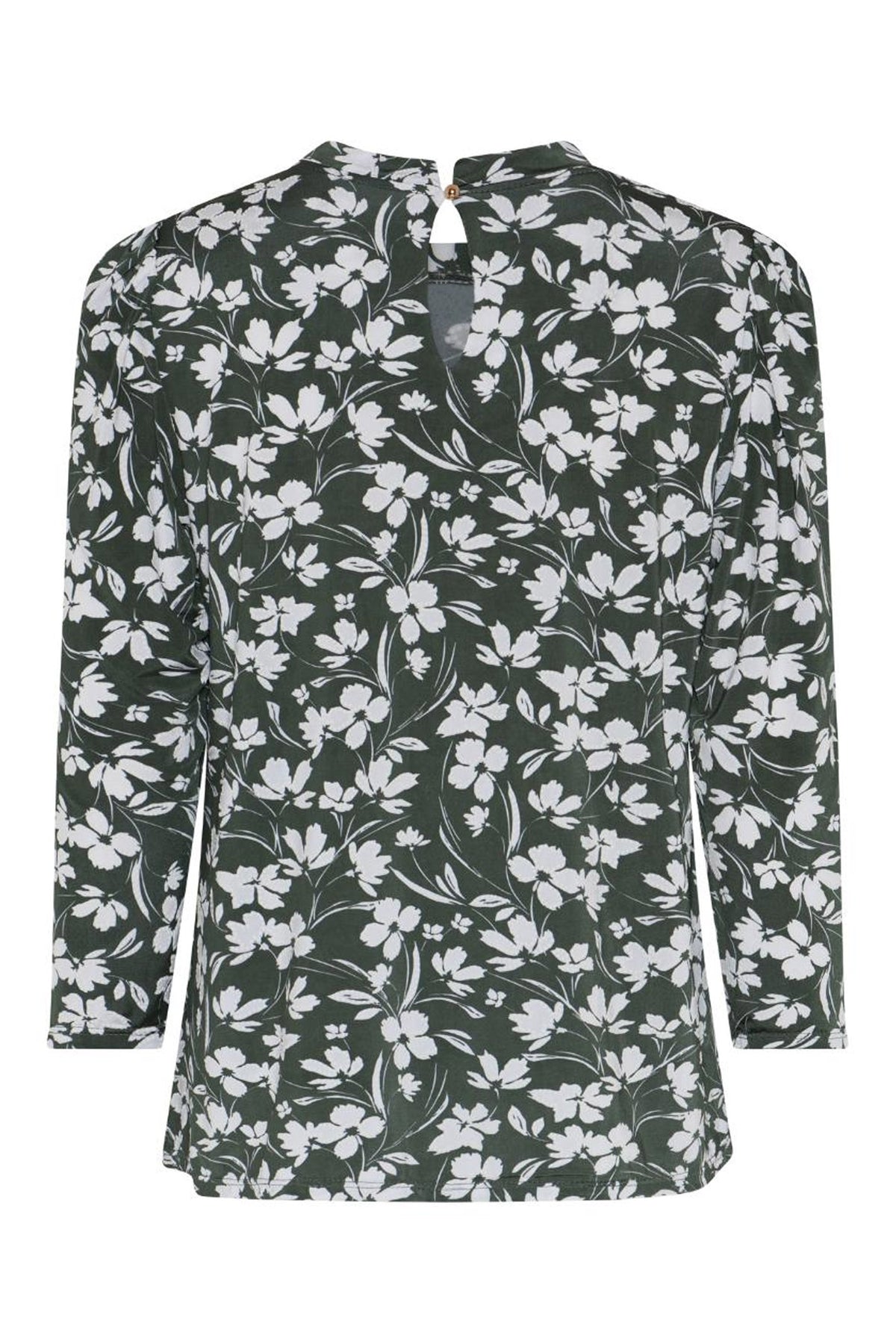 Grazia blus 3/4-ärm Grön - 17006