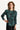 Grazia blus 3/4-ärm Aqua grön - 16867