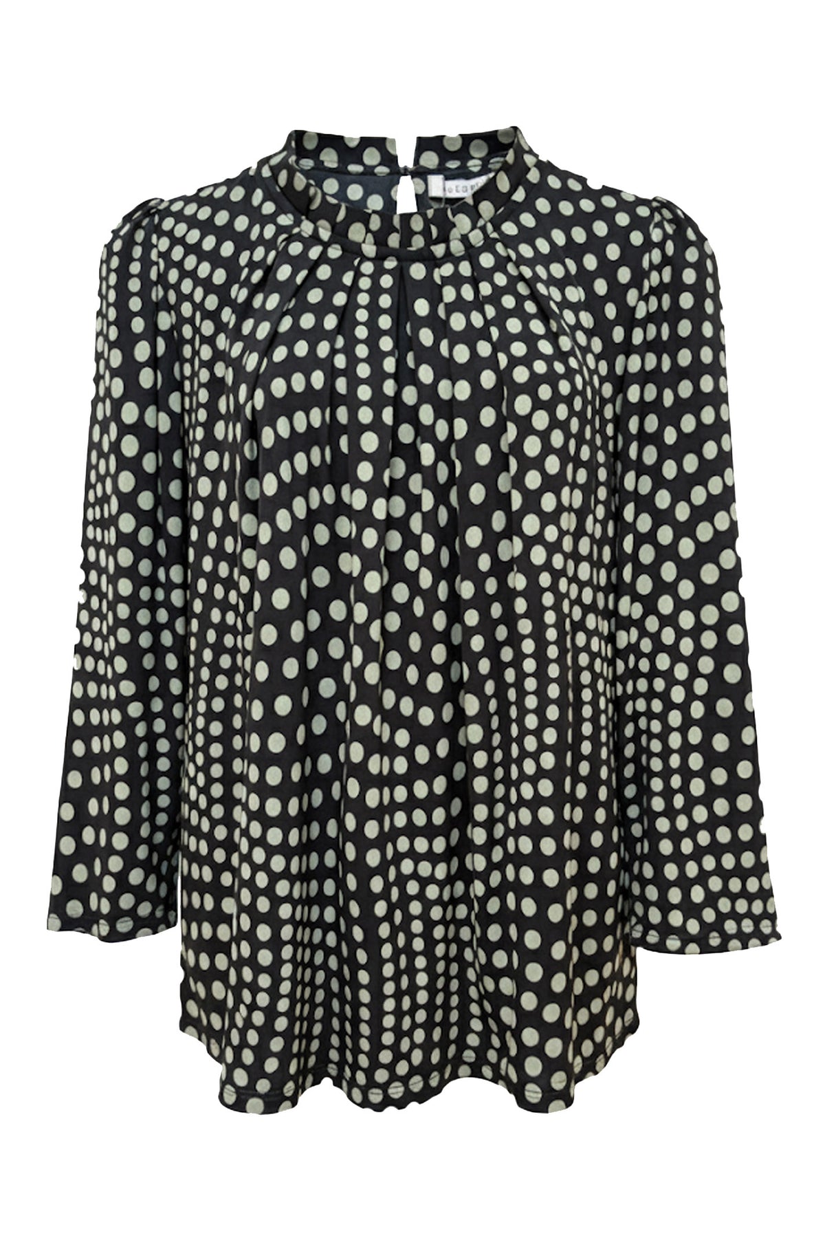 Grazia blus 3/4-ärm Grön - 16909