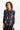 Grazia blus 3/4-ärm Multi Blue - 16869