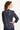 Grazia blus 3/4-ärm Multi Blue - 16871