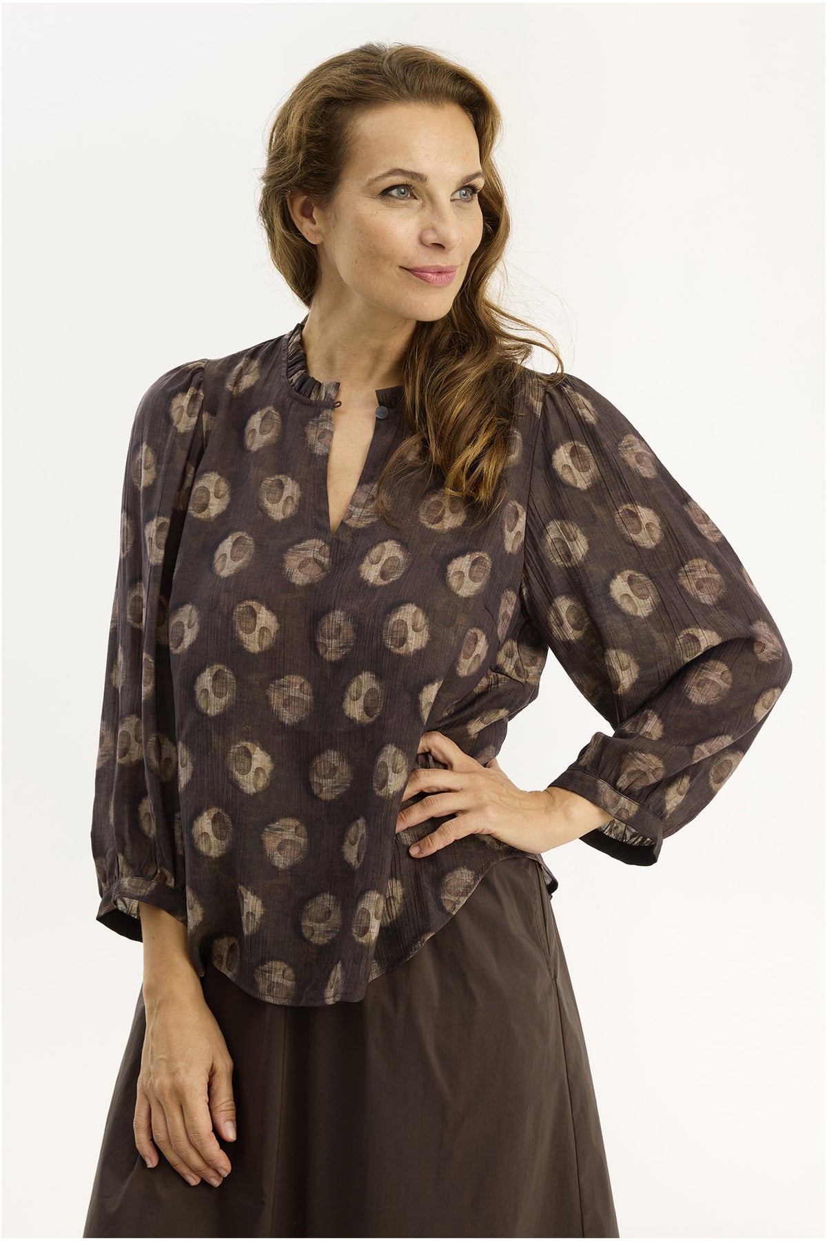 Gry blus Brun - 16932