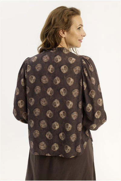Gry blus Brun - 16932 Thumbnail