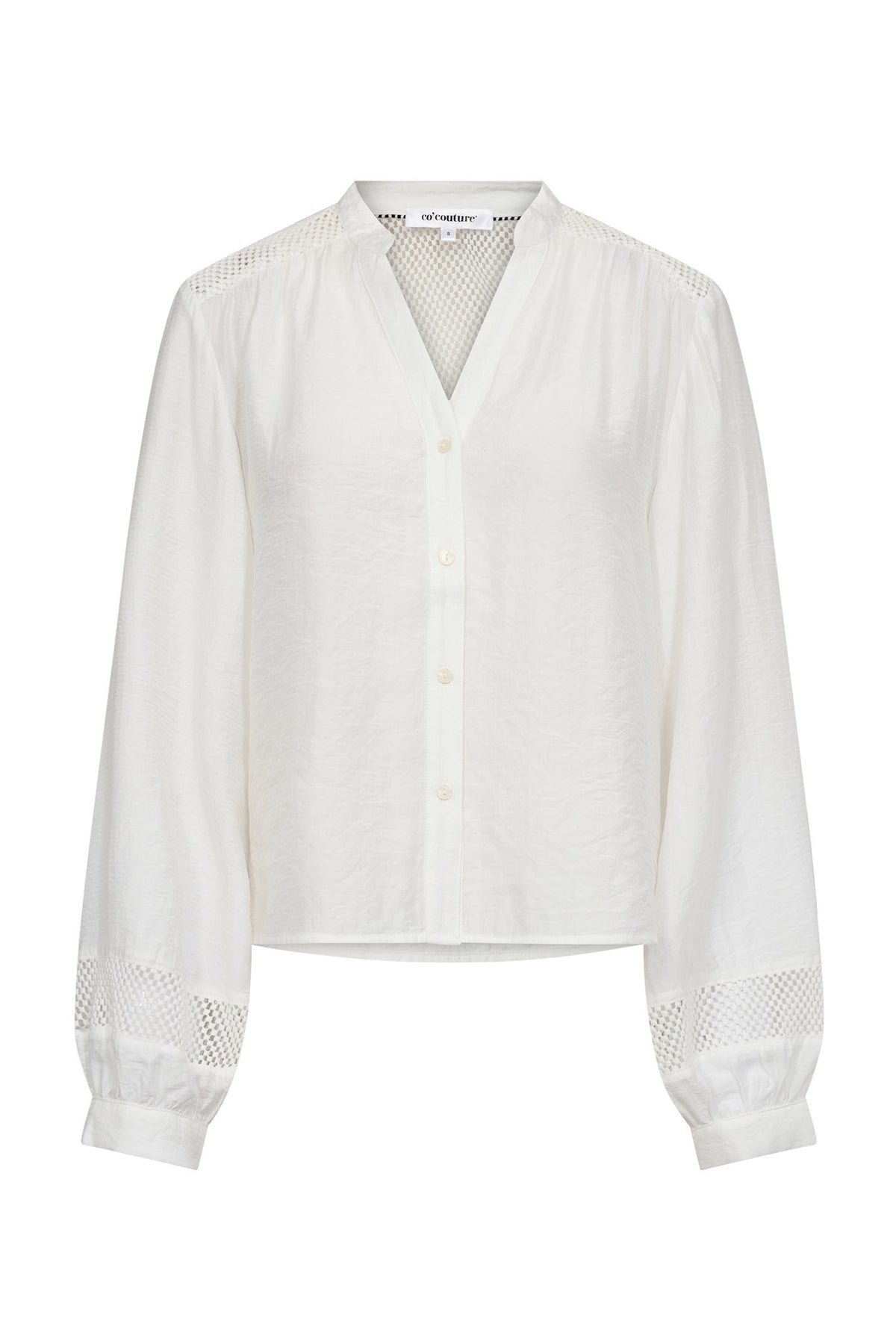 GwendaCC V-tröja 11-Off white - 45082