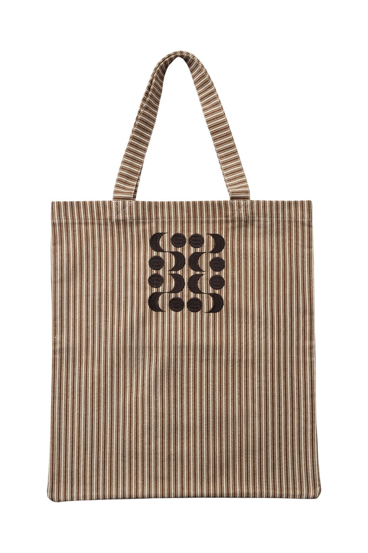 HANNESW TOTE BAG 7113 Brunrandig - S262904