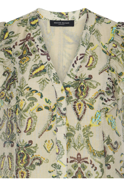 Dusclebbfransisca Klänning Multi Green Print - BBW4990 Thumbnail