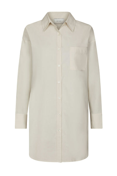 Halina Poplin Skjorta IVORY - 168623 Thumbnail