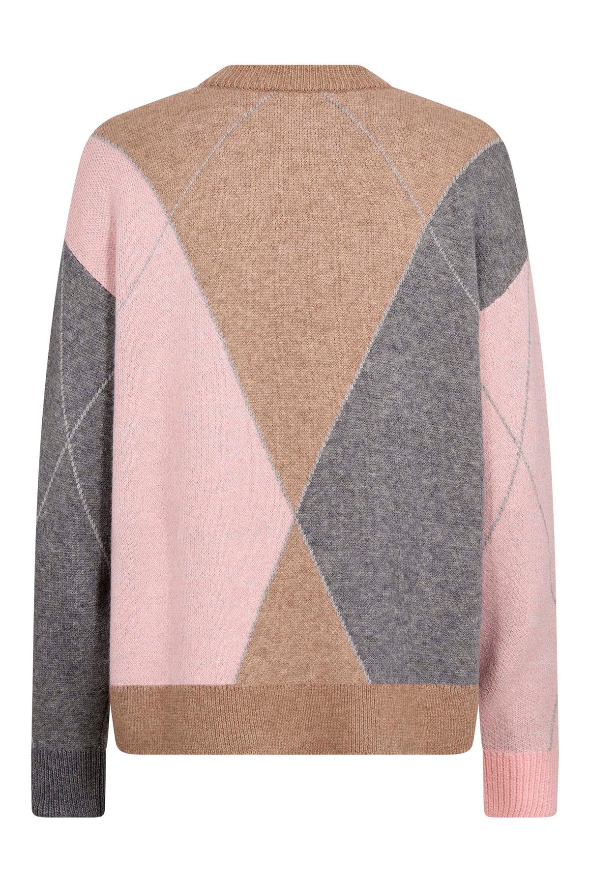 RowCC Maxi Check Knit 35006-Rosebloom - 500268