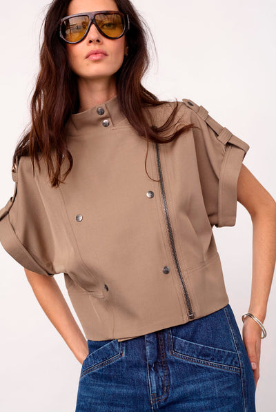 LunaCC Vest 20018-Taupe - 500385 Thumbnail