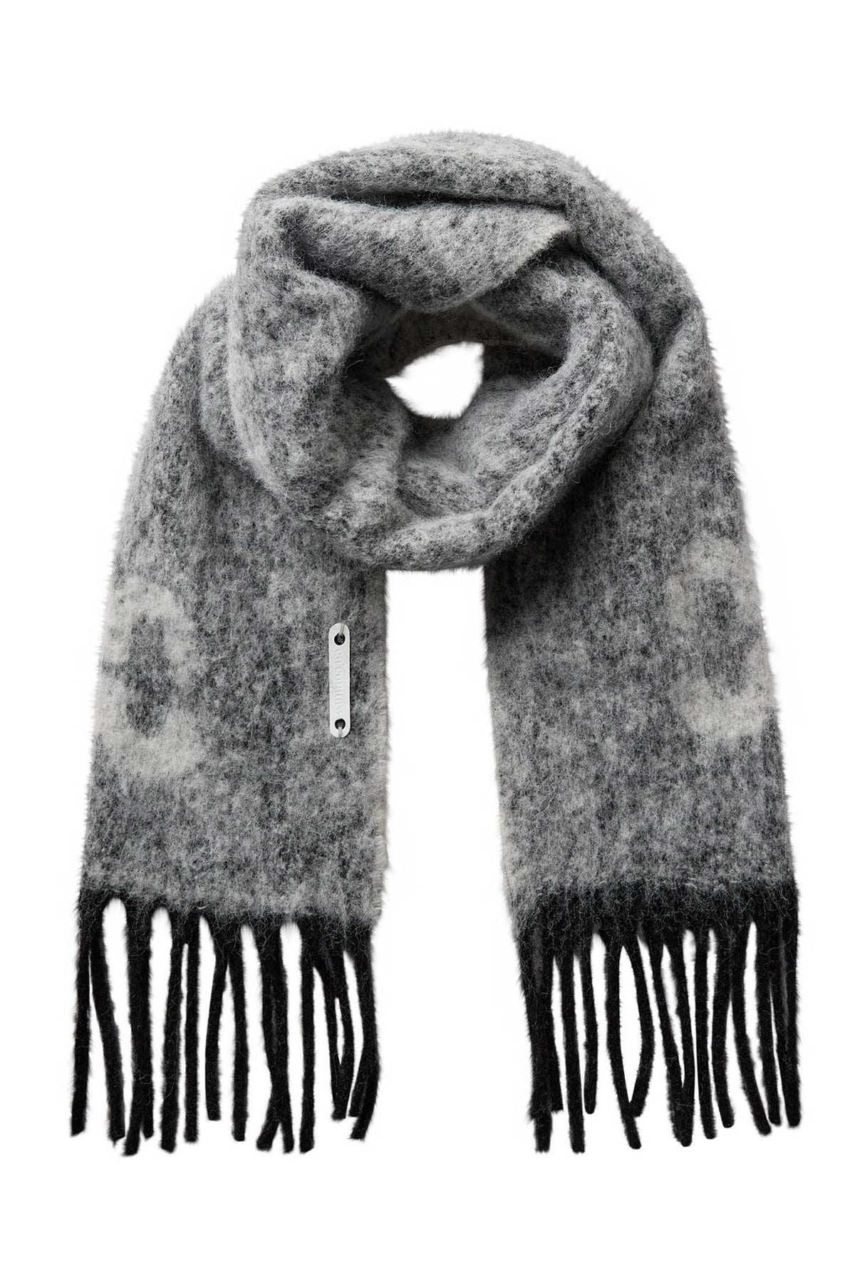 HarperCC Scarf Knit 139-Mid Grey - 39053