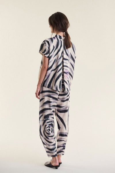 Harukaze kortärmad skjorta ZEBRA ROSE - 263-2296-5239 Thumbnail