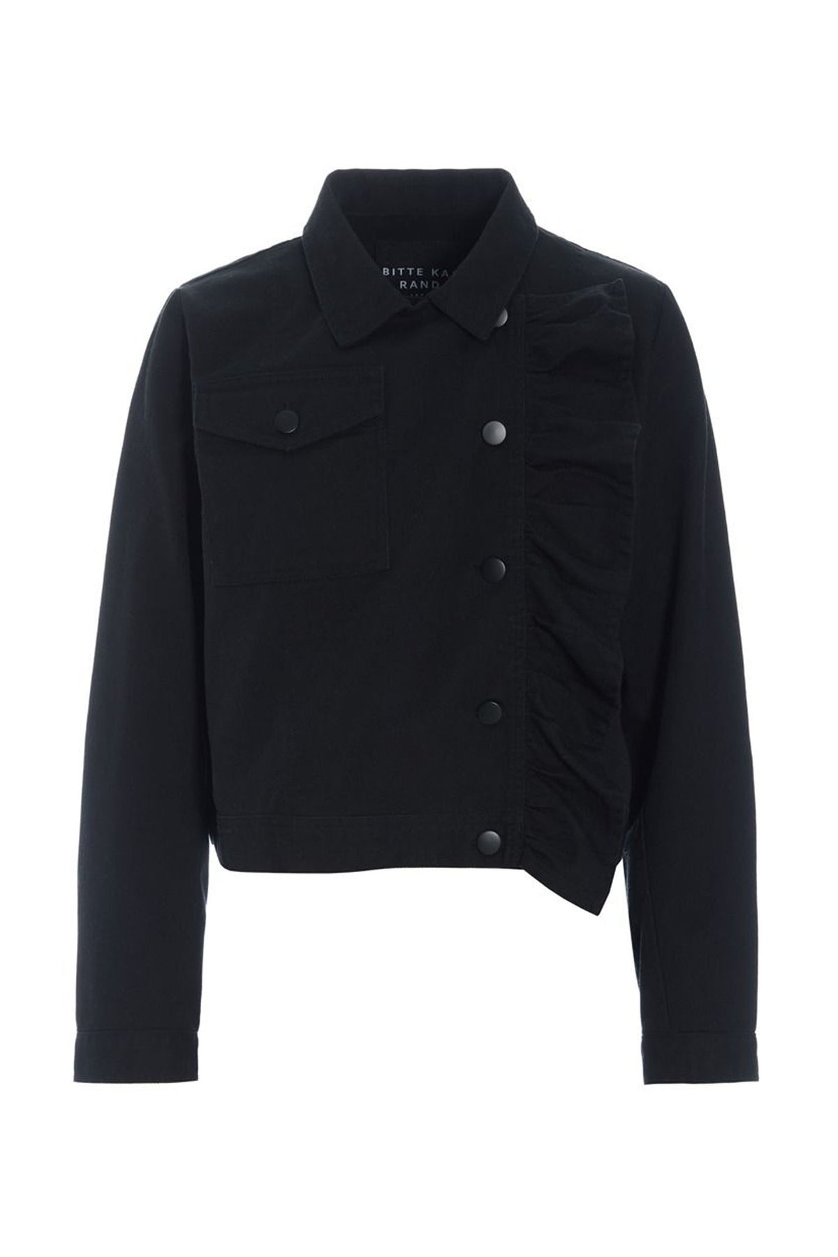Hayato kort jacka Black - 266-2483-5838