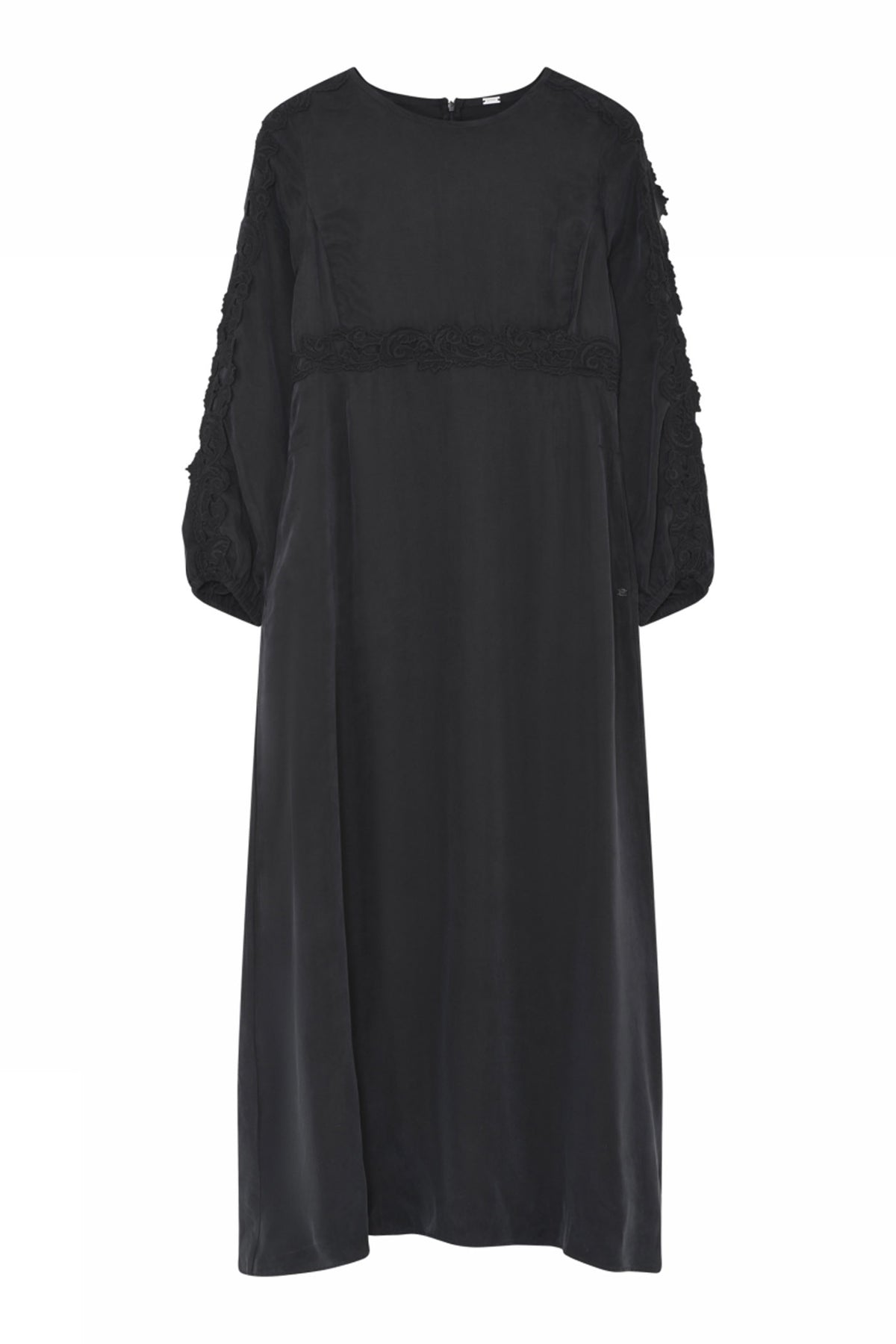 Hira, lång klänning 1990-Dull Black - 58518/7452