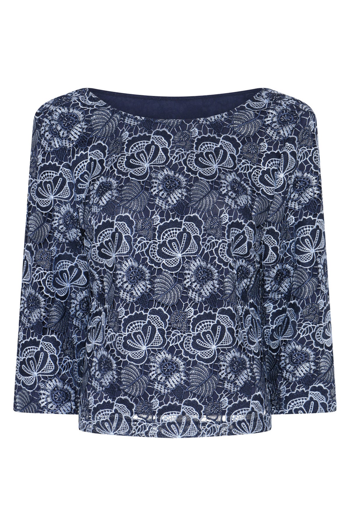 Mauritiabbignara Blus Blå Blommig - BBW4951