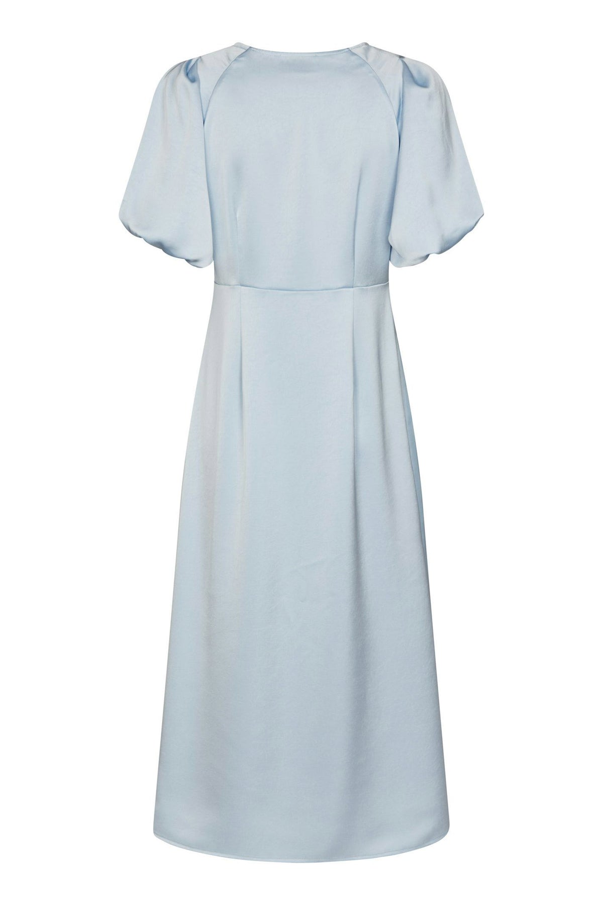 Illana Heavy Sateen Dress Ljusblå - 162521