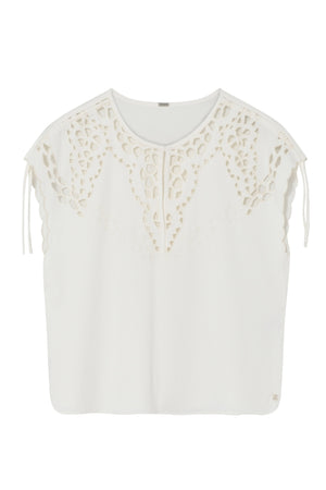 Ina, topp 1010-Off White - 61615/7630