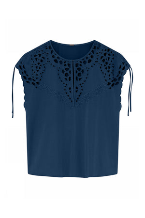 Ina, topp 4136-Oil Blue - 61615/7630