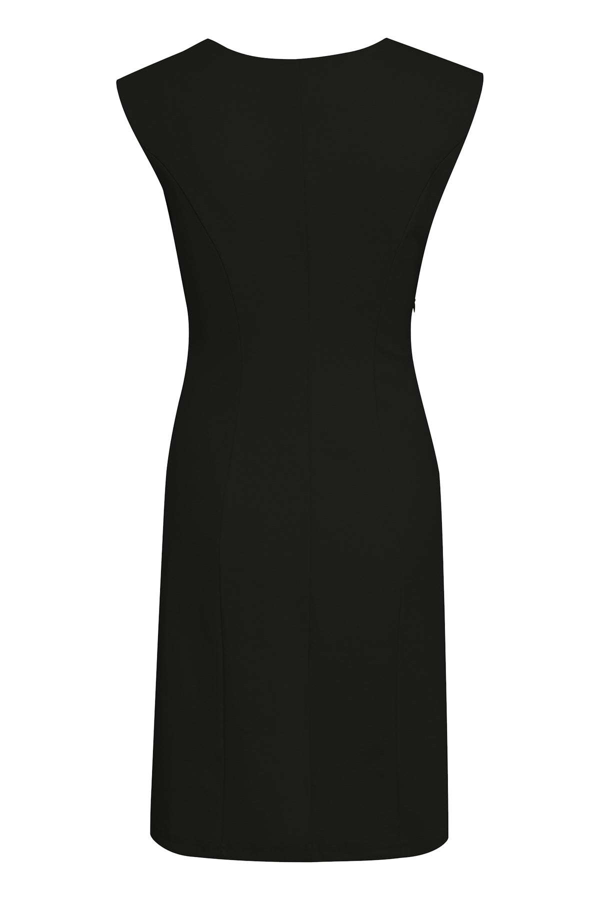 India Round-Neck Dress Black deep - 501002