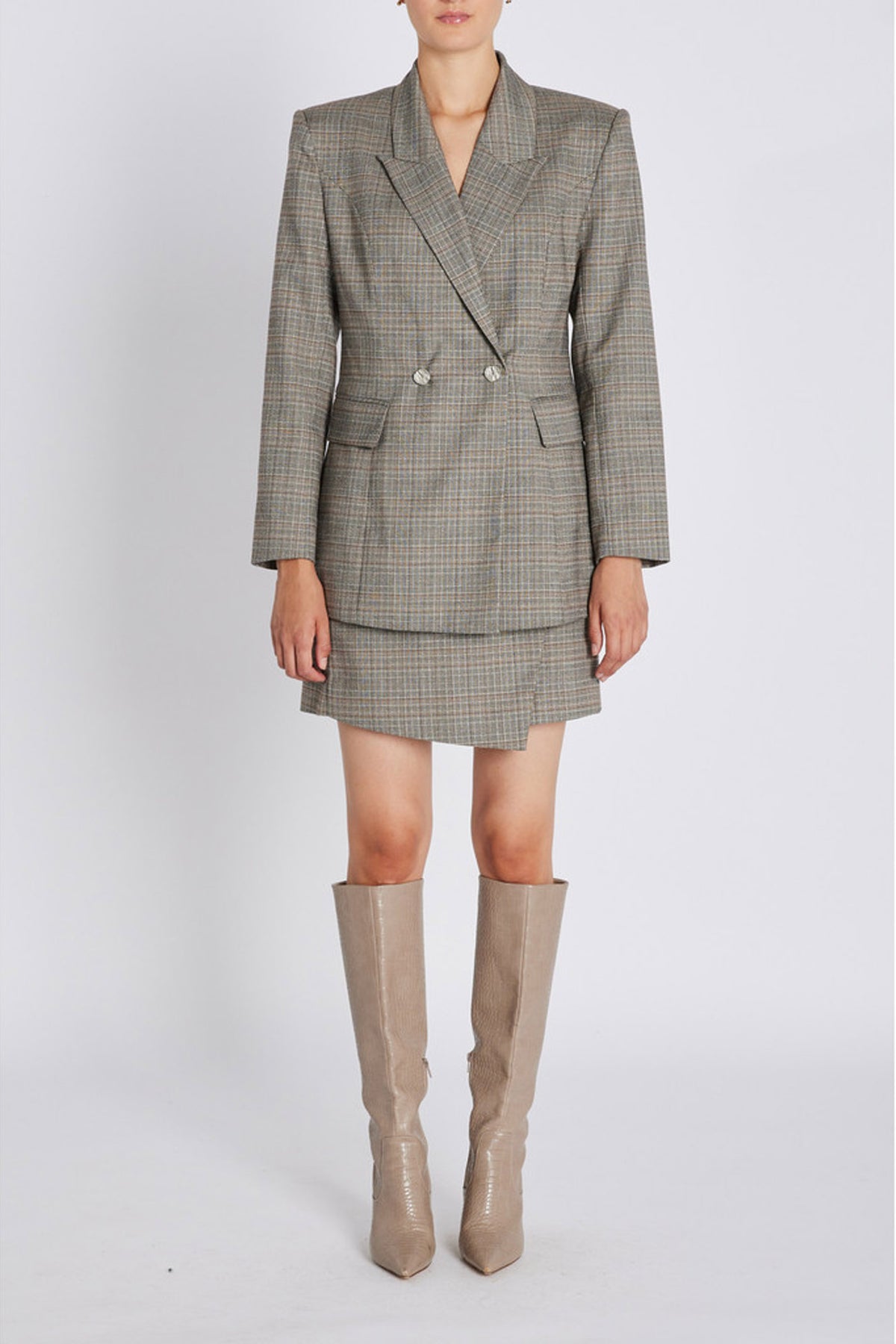IpomoeaBBTuxana blazer Brun rutig - BBW4680