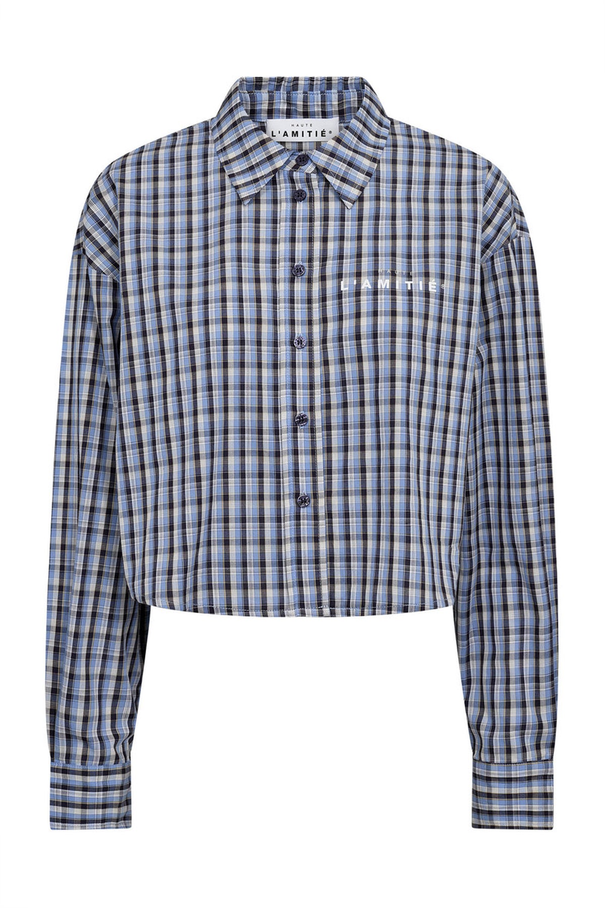 Isolde Check Shirt Blue Check - HL10828