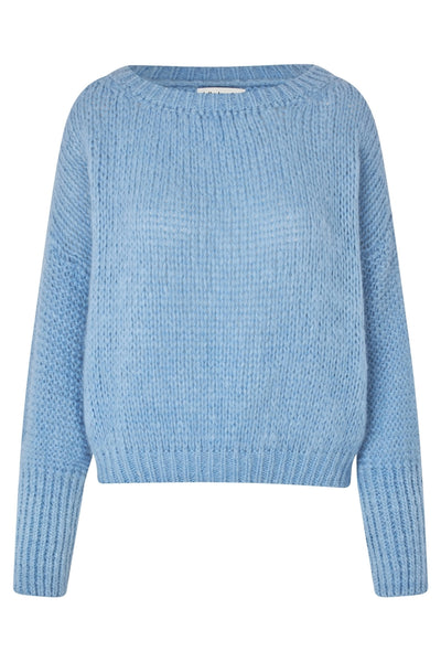 IsoldeLL Knit Jumper LS 22 Ljusblå - 25503-5003 Thumbnail