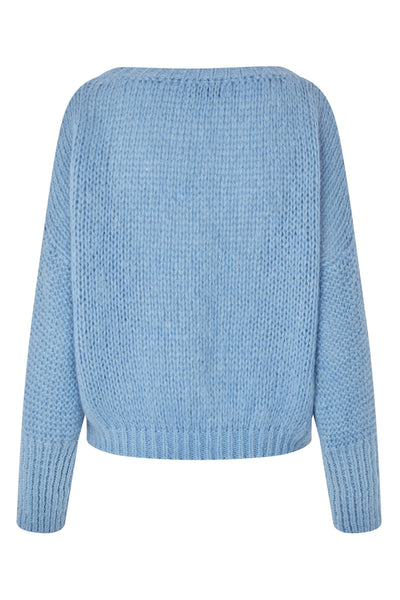 IsoldeLL Knit Jumper LS 22 Ljusblå - 25503-5003 Thumbnail