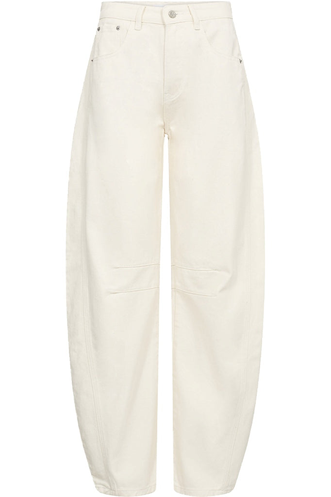 Drew Barrel Panel Jeans Vit Vit - HL10571