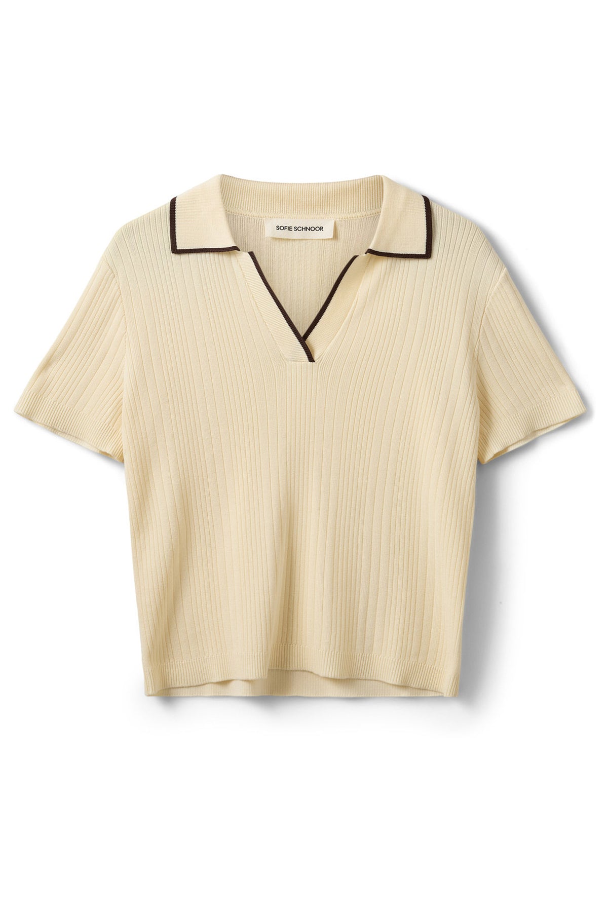 JAMIESW KNIT POLO 0101 Off white - S262341