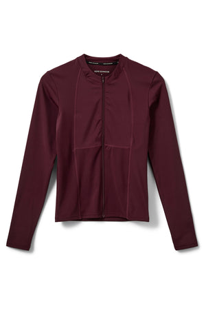 JAYASPO ZIP BLOUSE 4067 Burgundy - SPO1036