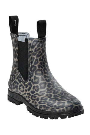 JODIESW GUMMISTÖVEL 9086 Ljusbrun leopard - T487