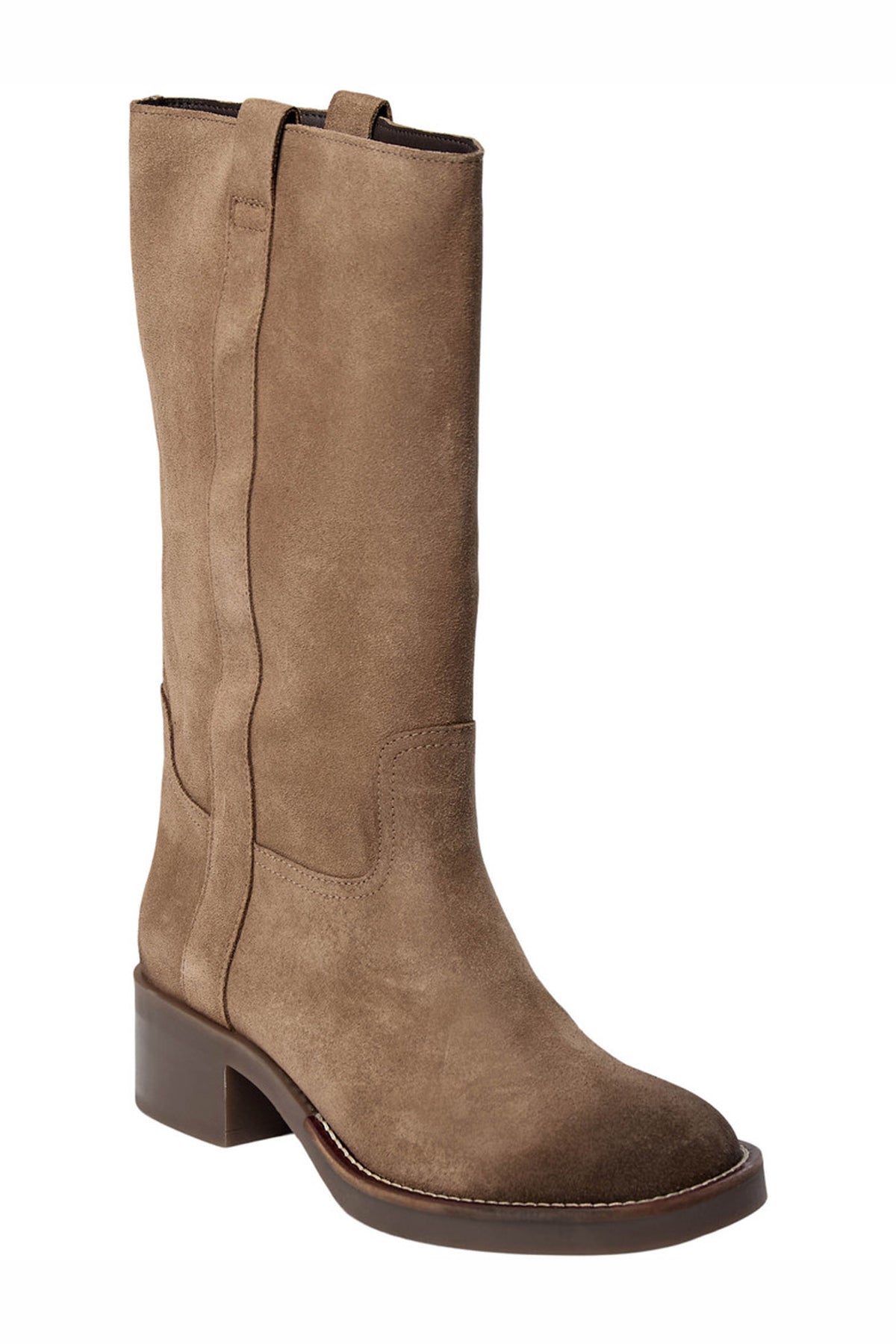 JULIANESW MOCKASTÖVEL 7042 Mörk sand - T491